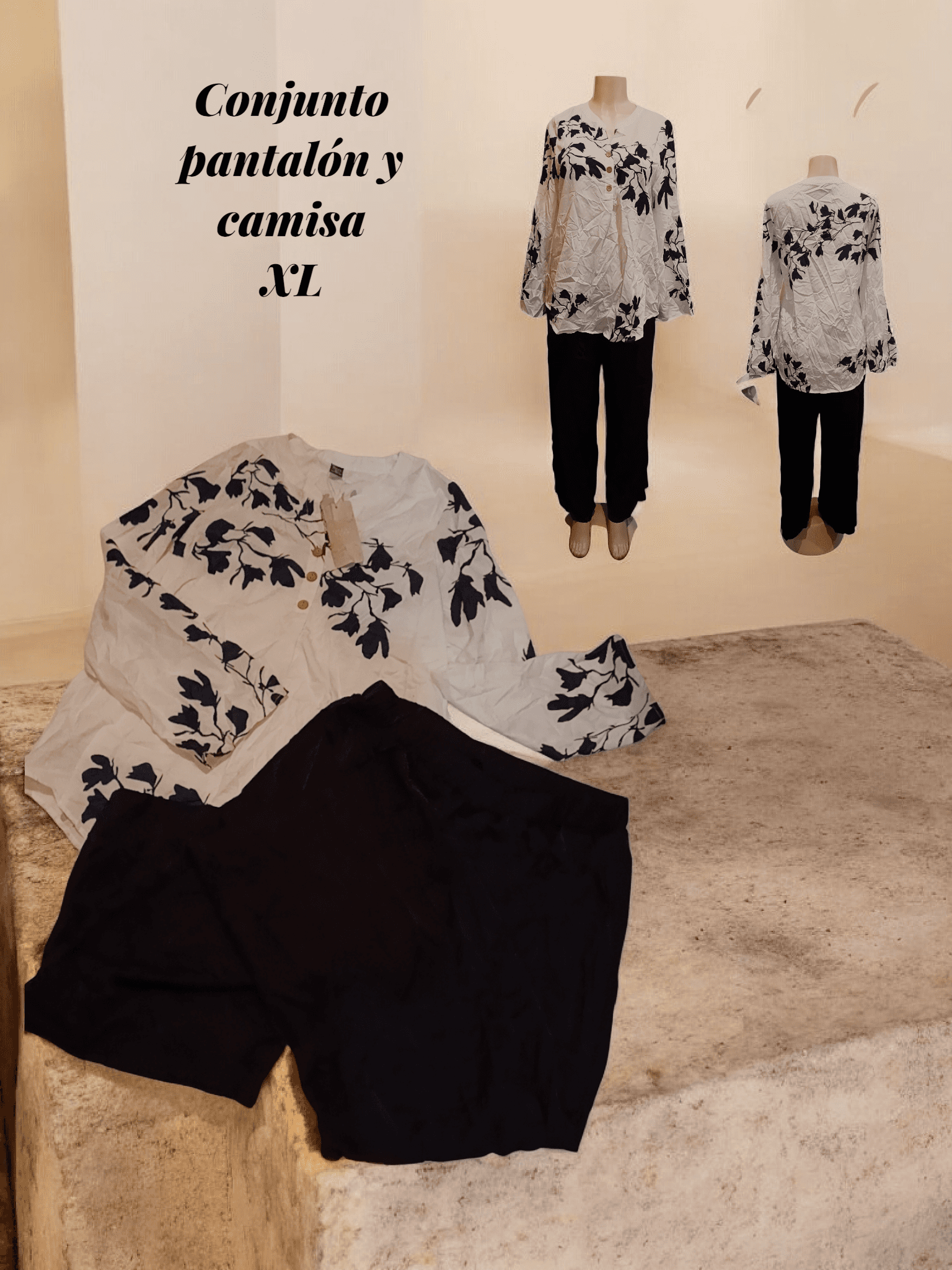 Conjunto pantalón y camisa