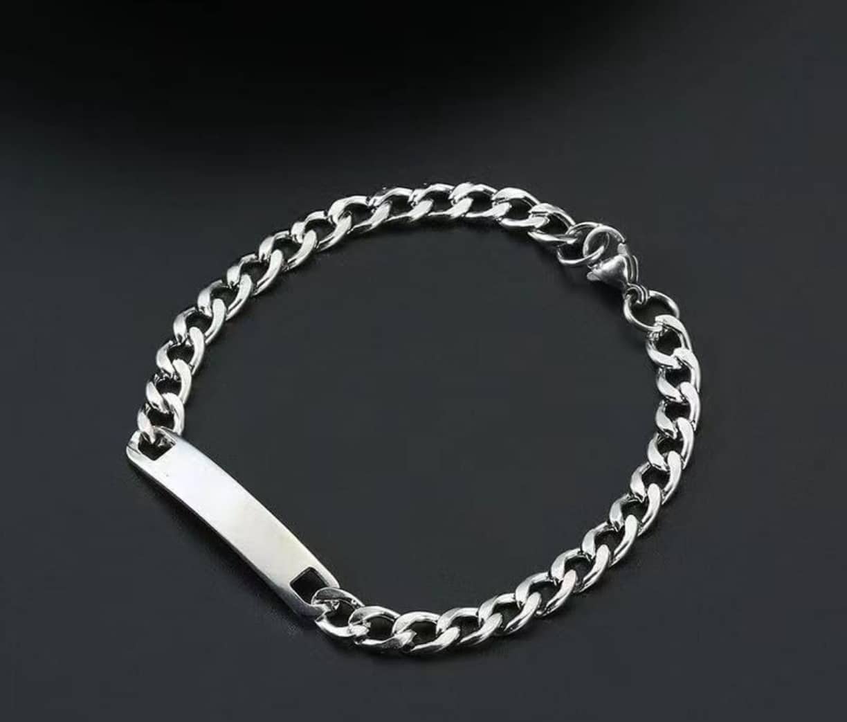 Pulsera Cadena Placa