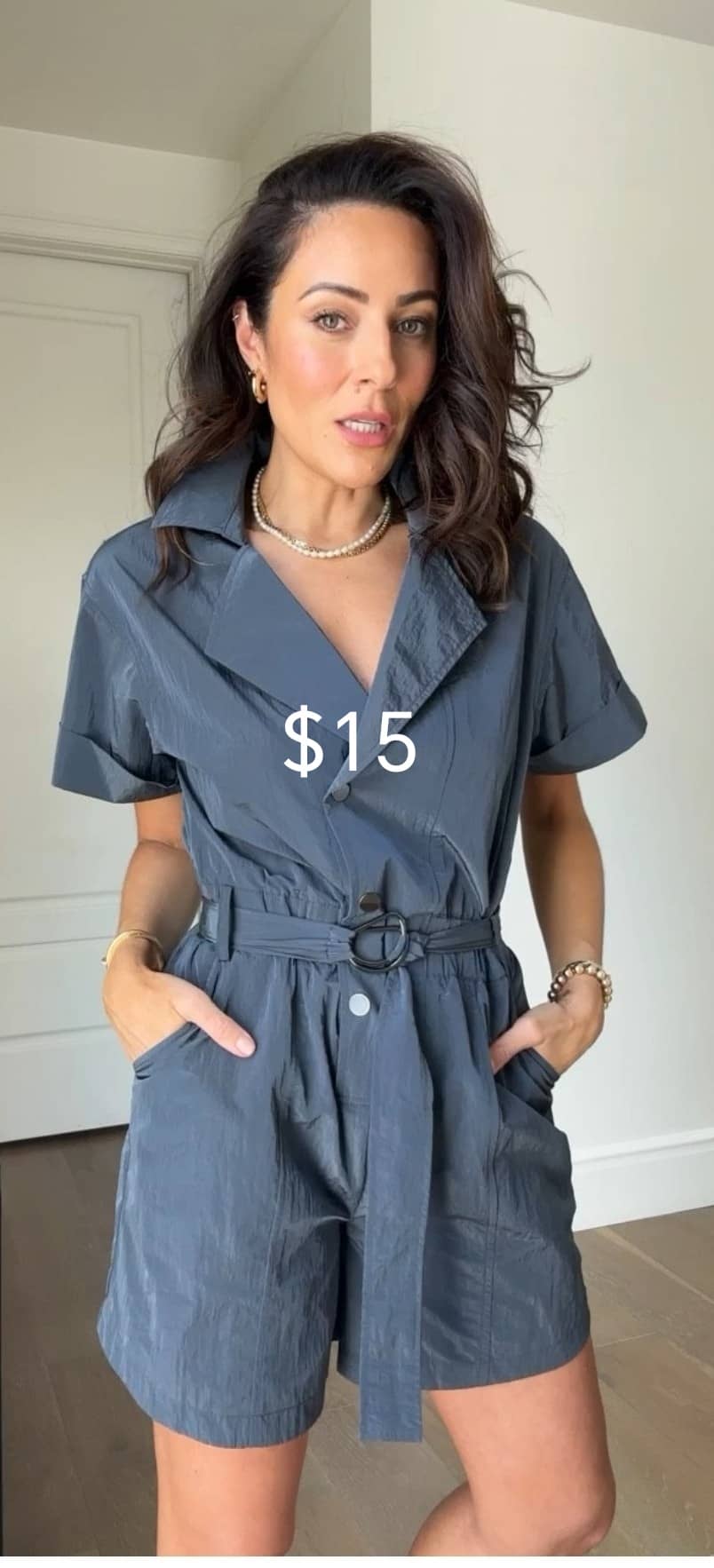 Romper Azul de shorts