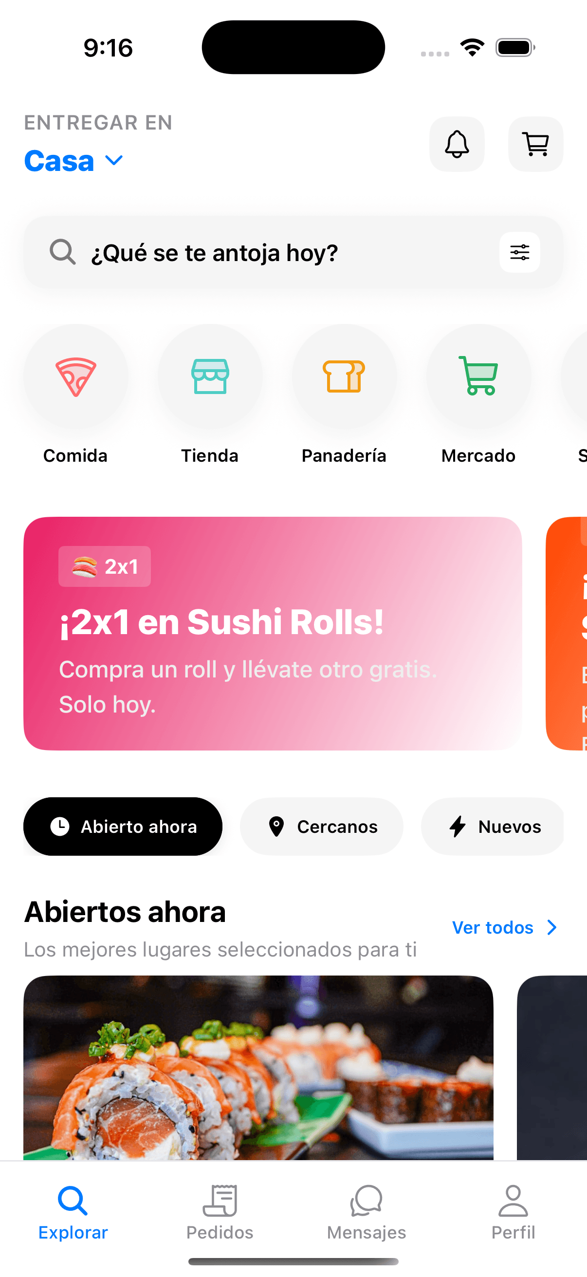 Perfil de restaurante