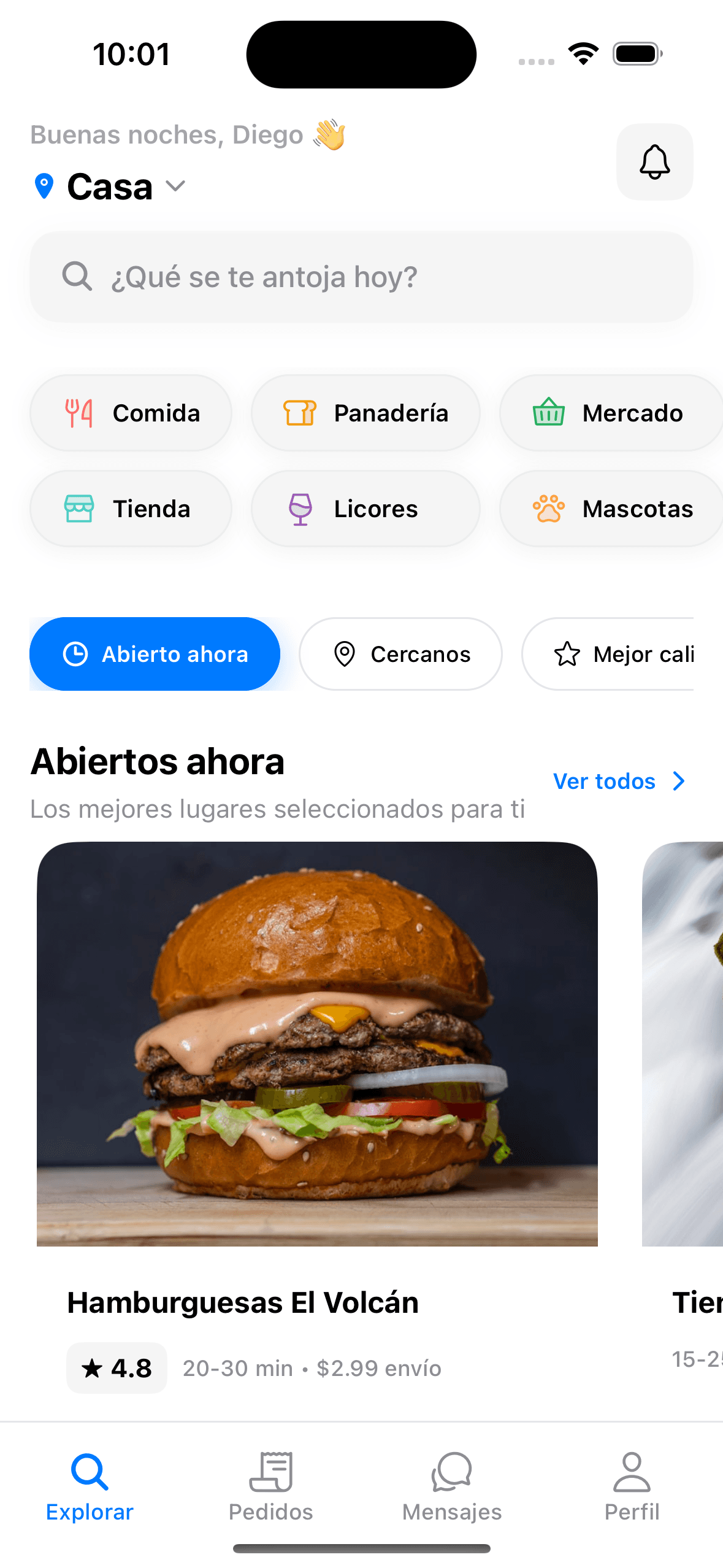 Perfil de restaurante