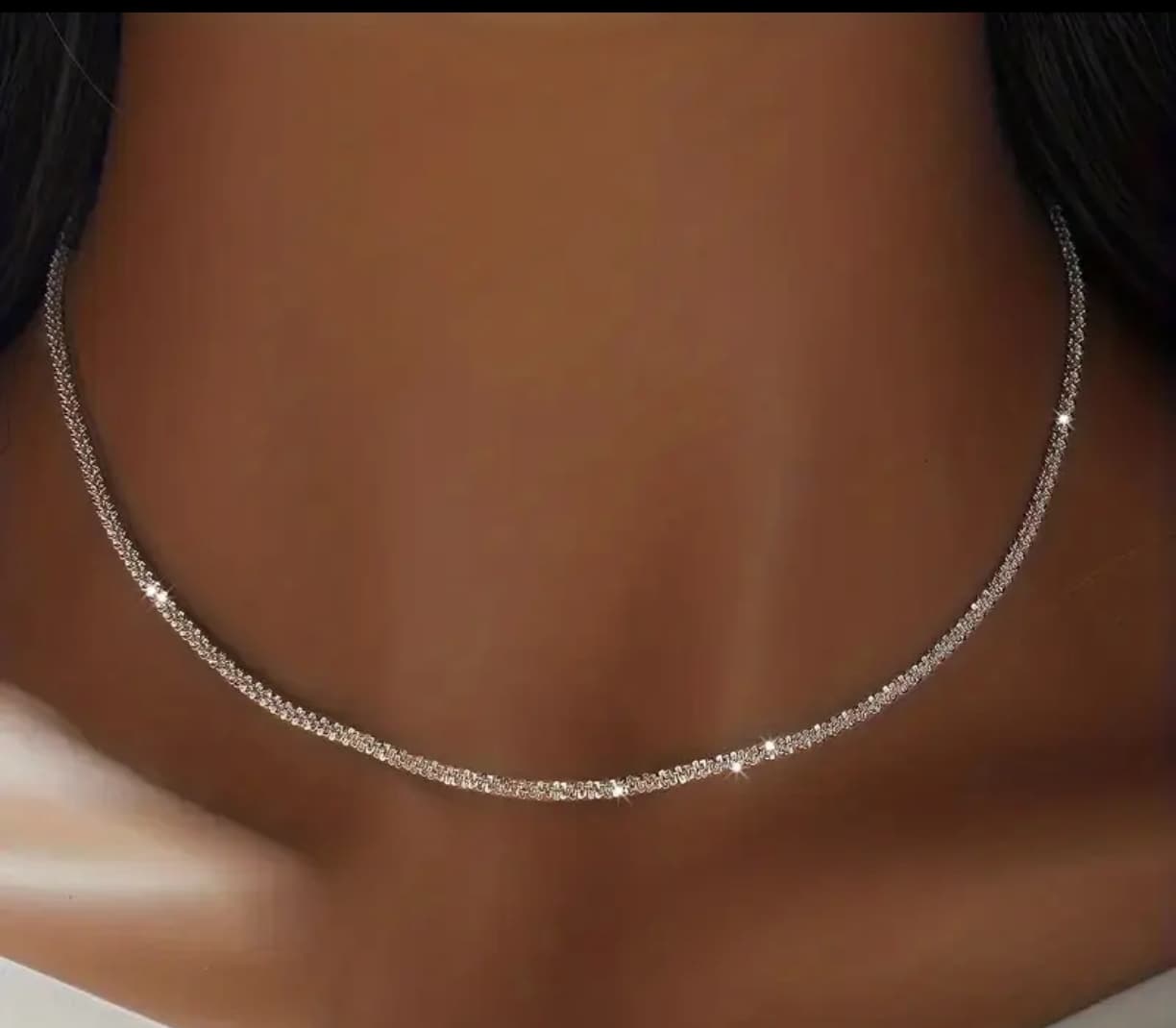 Collar Diamantes Delgado