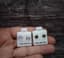 Aretes Cubic Zirconia Transparente