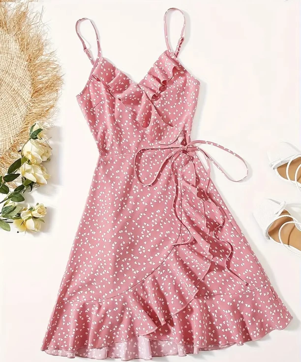 Vestido Rosa Floreado