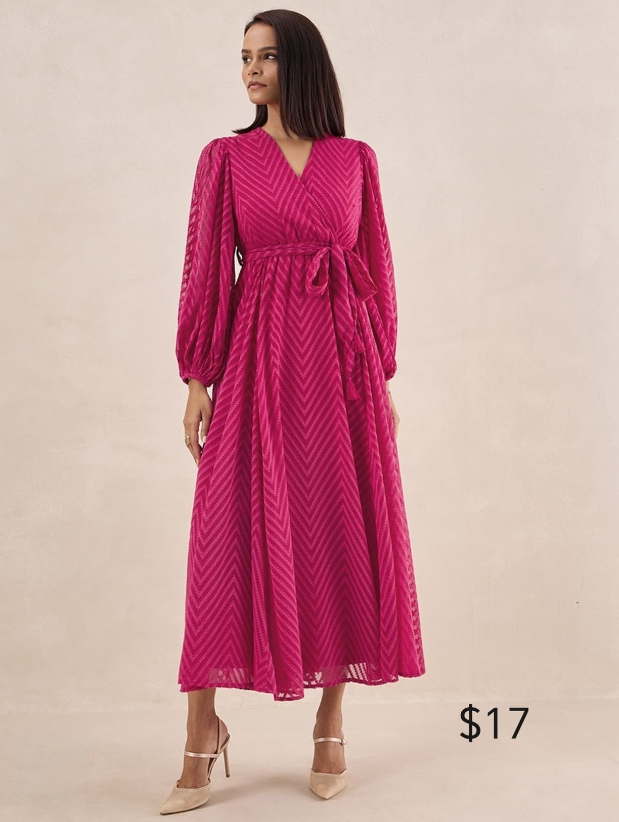 Vestido Rosa Largo