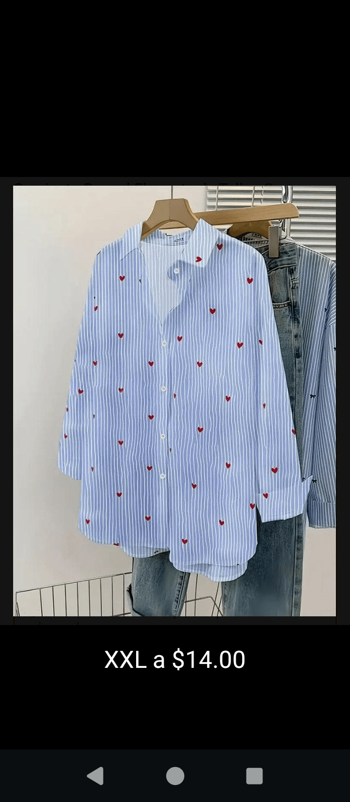 Camisa con Corazones