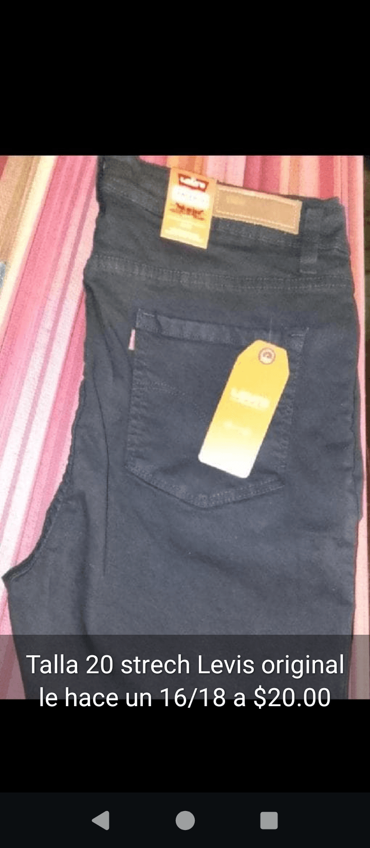 Levis Talla 20