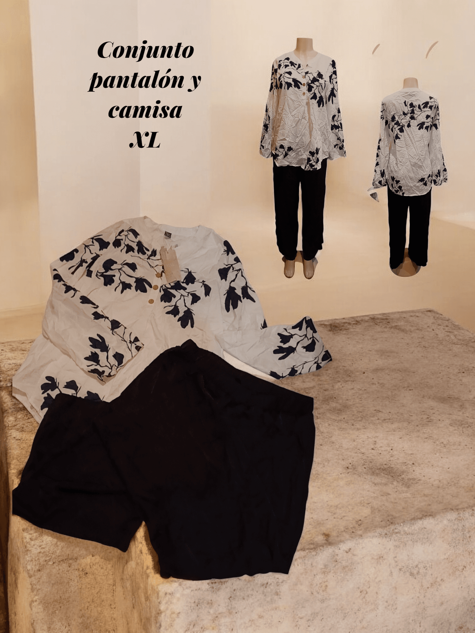 Conjunto pantalón y camisa