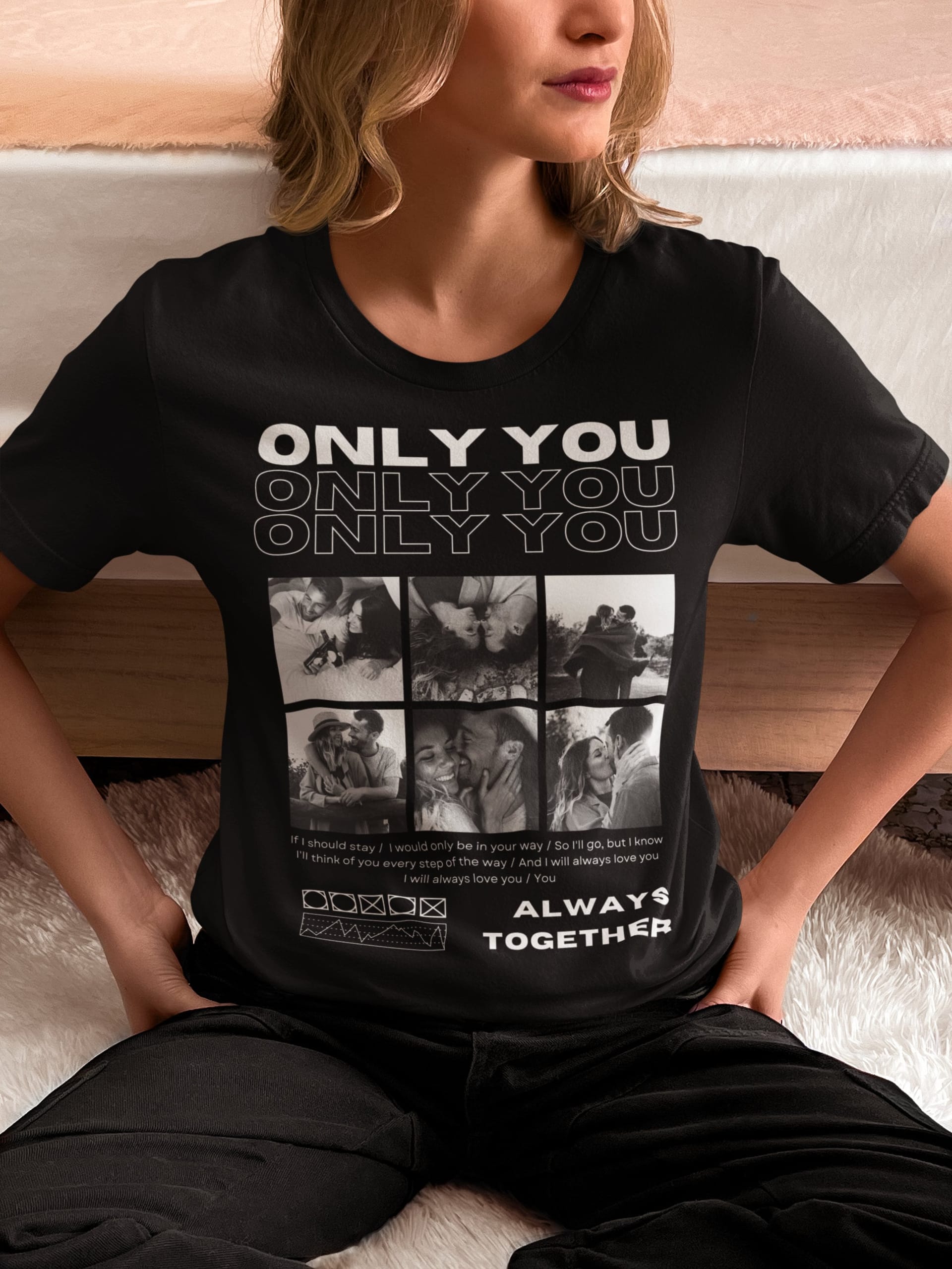 camiseta personalizada algodon only you