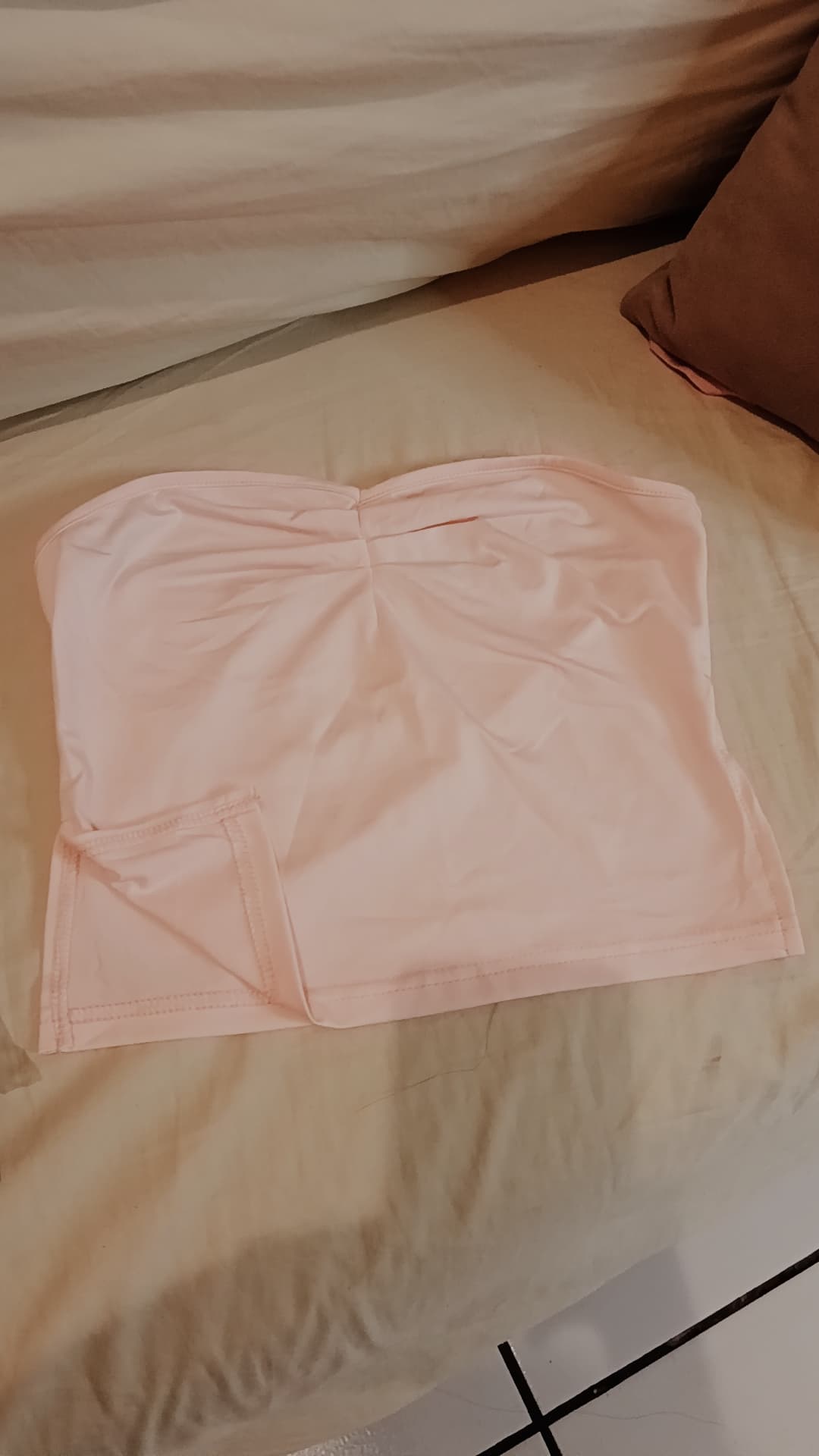 Top Strapless Rosa