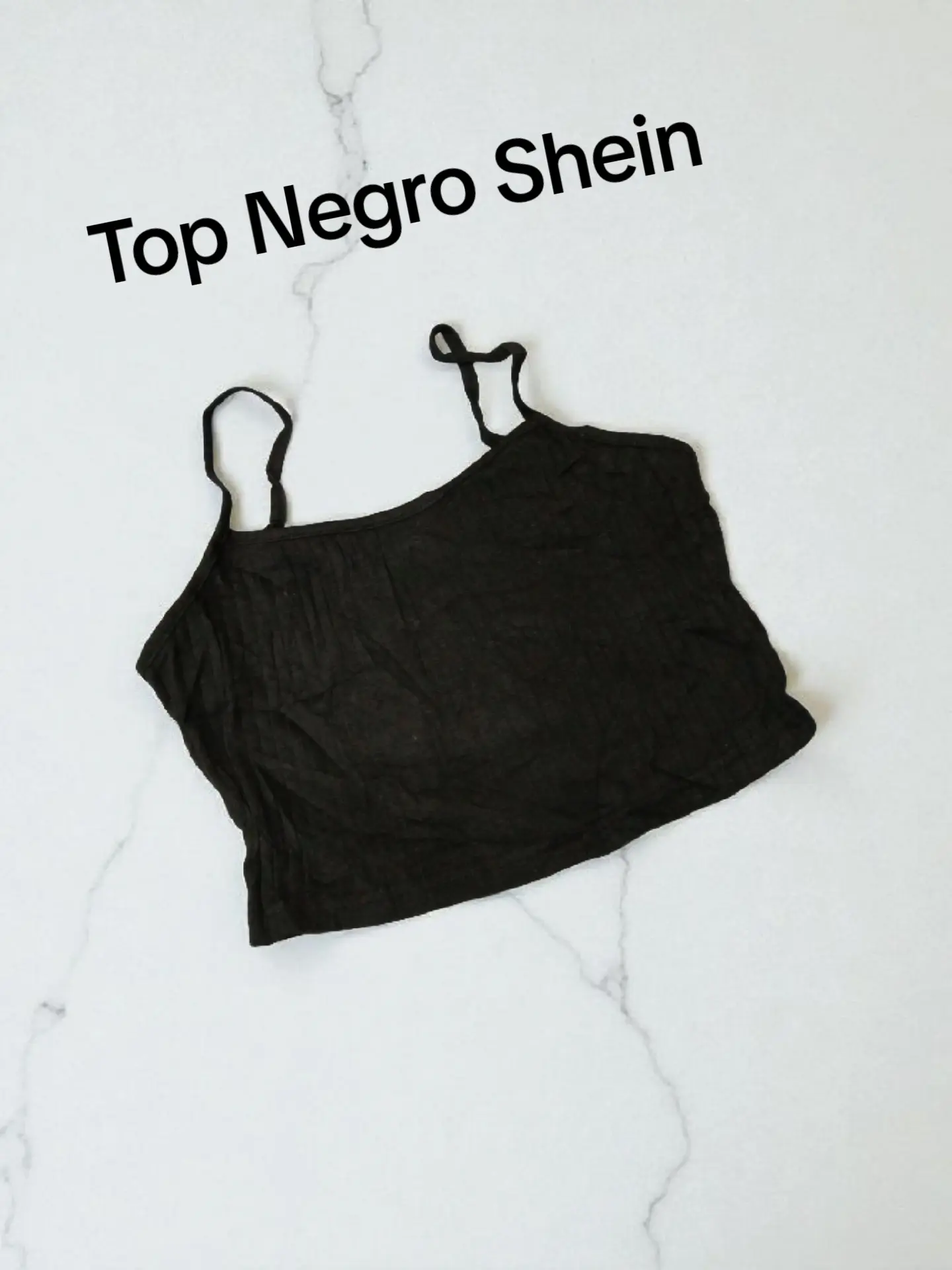 Top Negro Shein