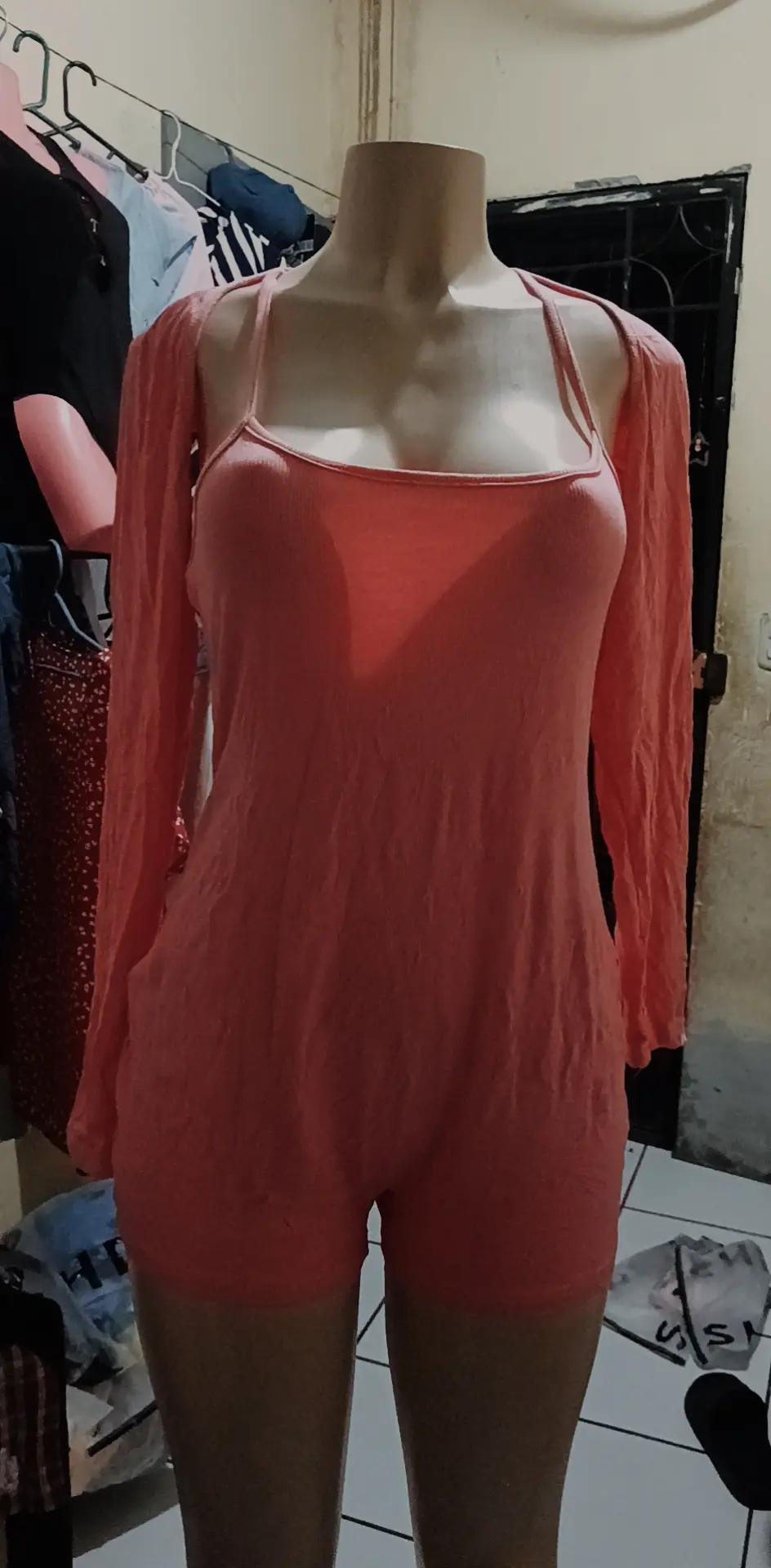 Conjunto Coral Crop Top