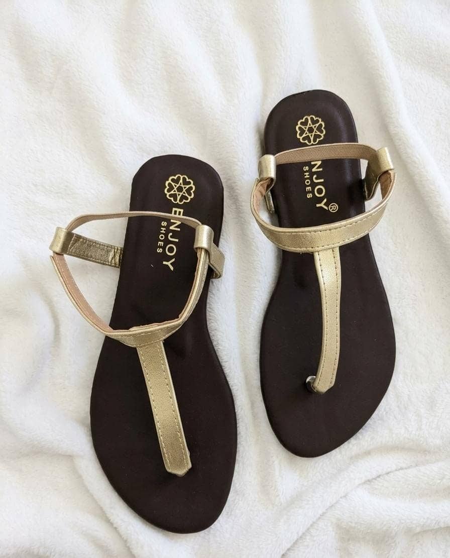 Sandalias ENJOY Shoes Doradas