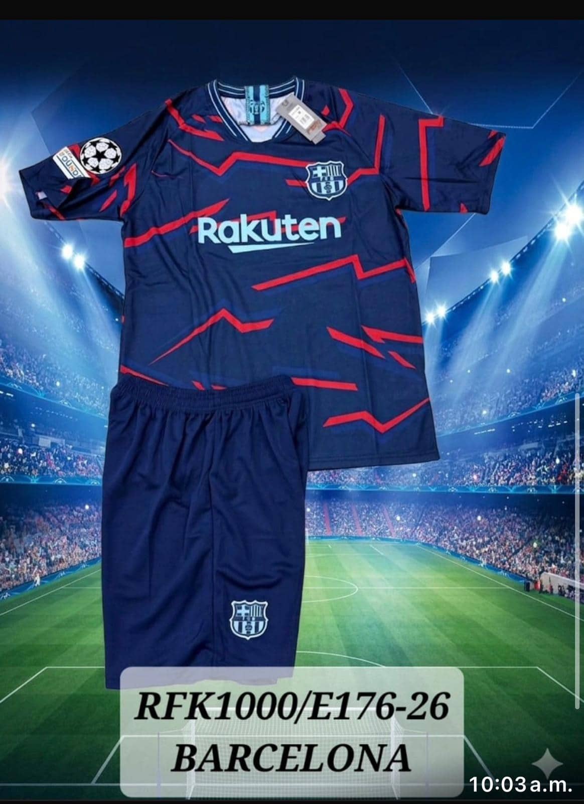 Uniforme Barcelona Visitante