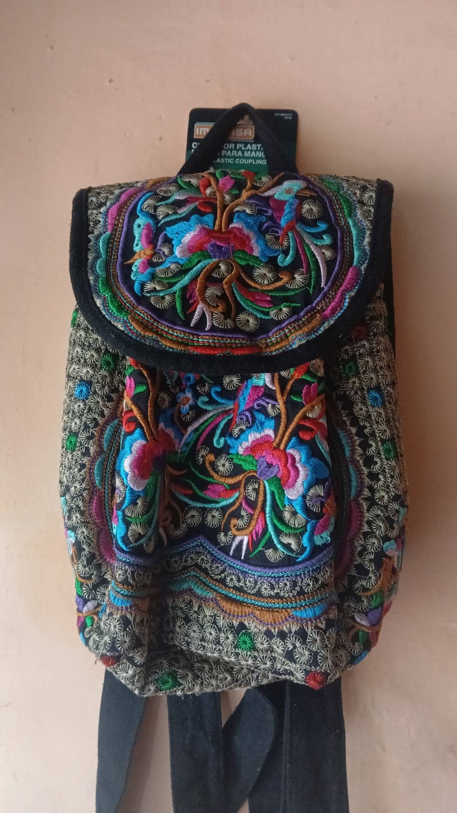 Mochila Bordada Multicolor