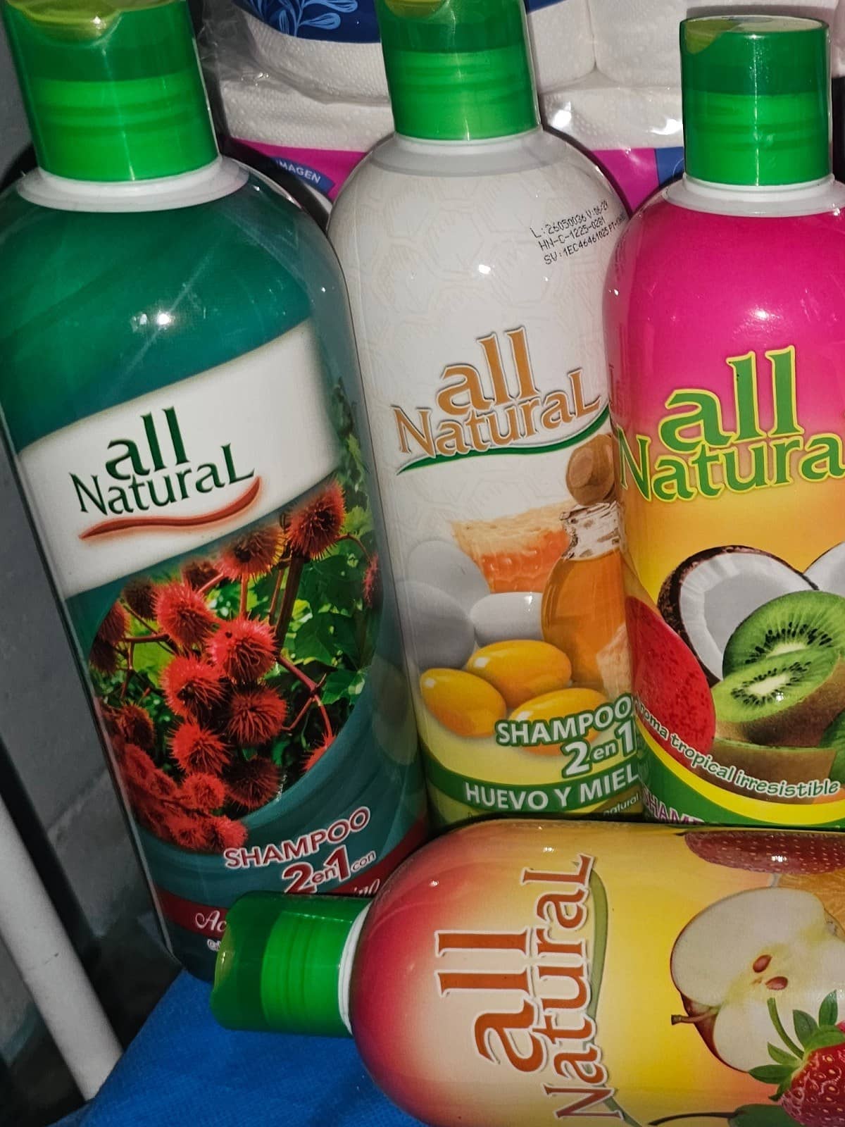 Shampoo All Natural Huevo y Miel