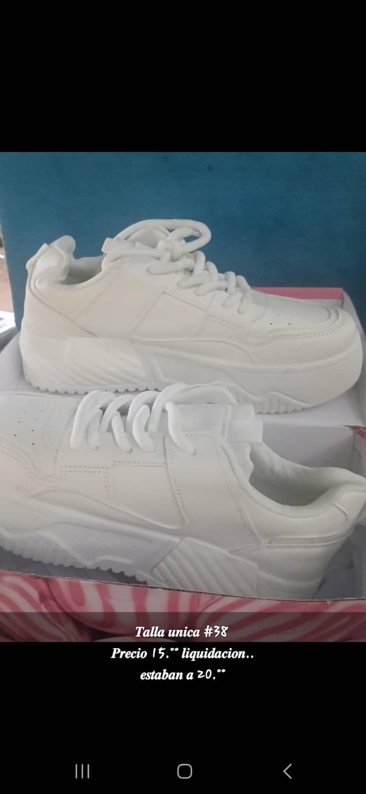 Tenis Blancos Plataforma