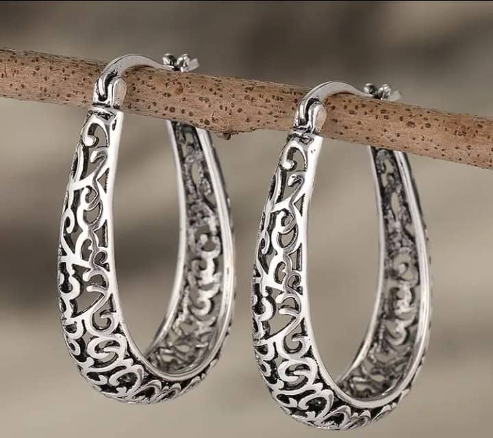 Aretes de Plata Calados