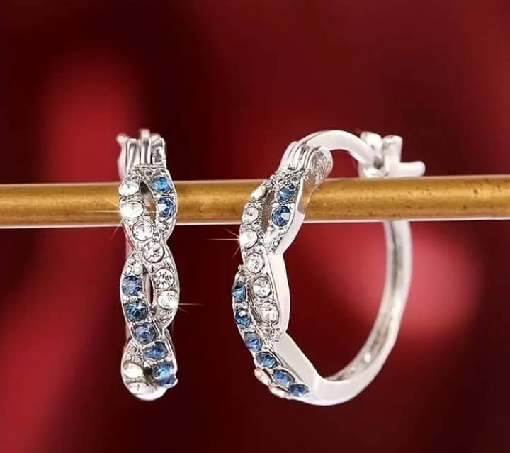 Aretes Aros Trenzados