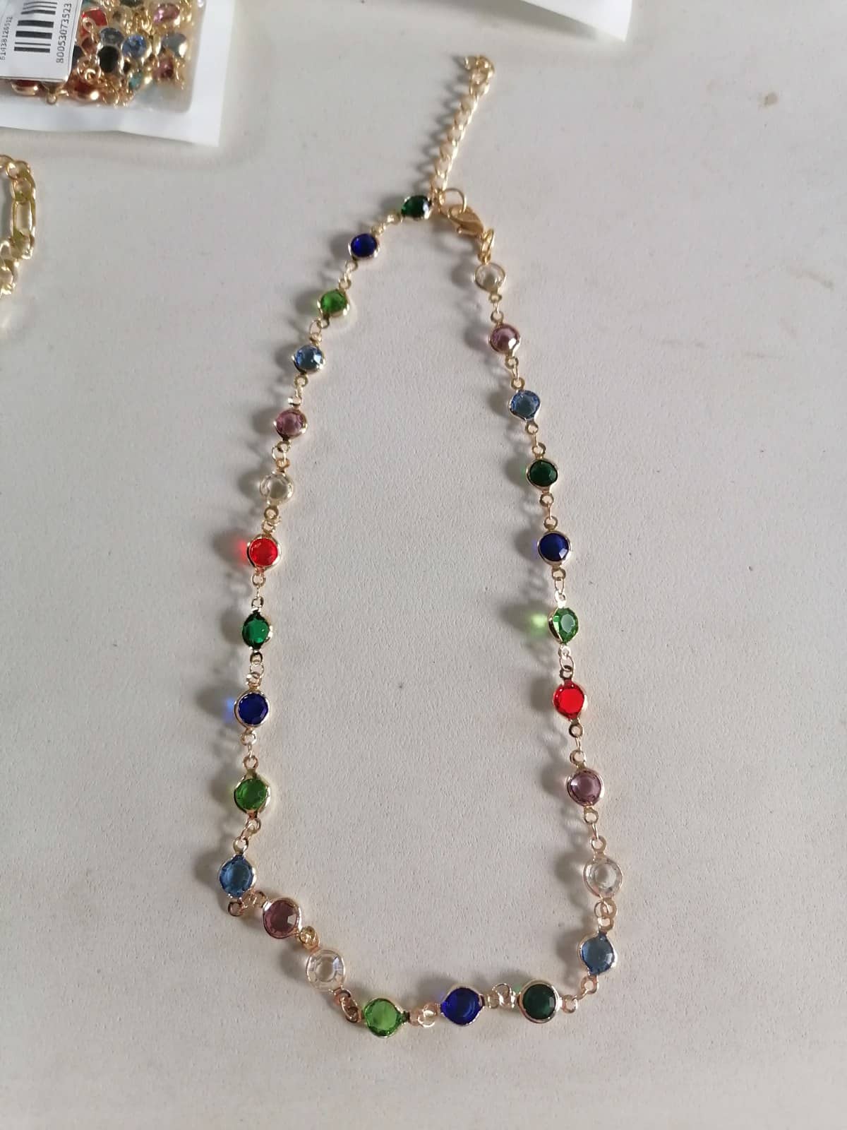 Collar de Piedras Multicolor