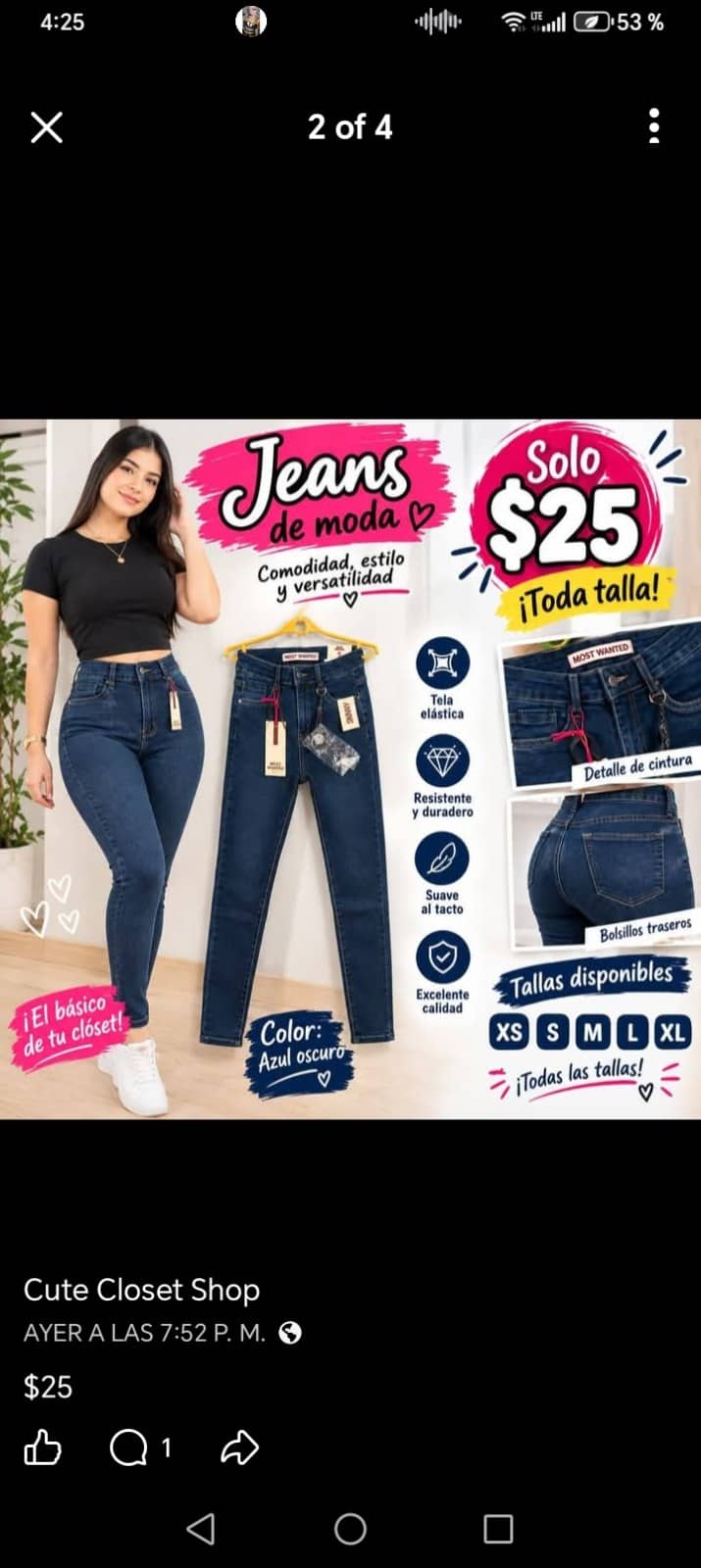 Jeans de moda