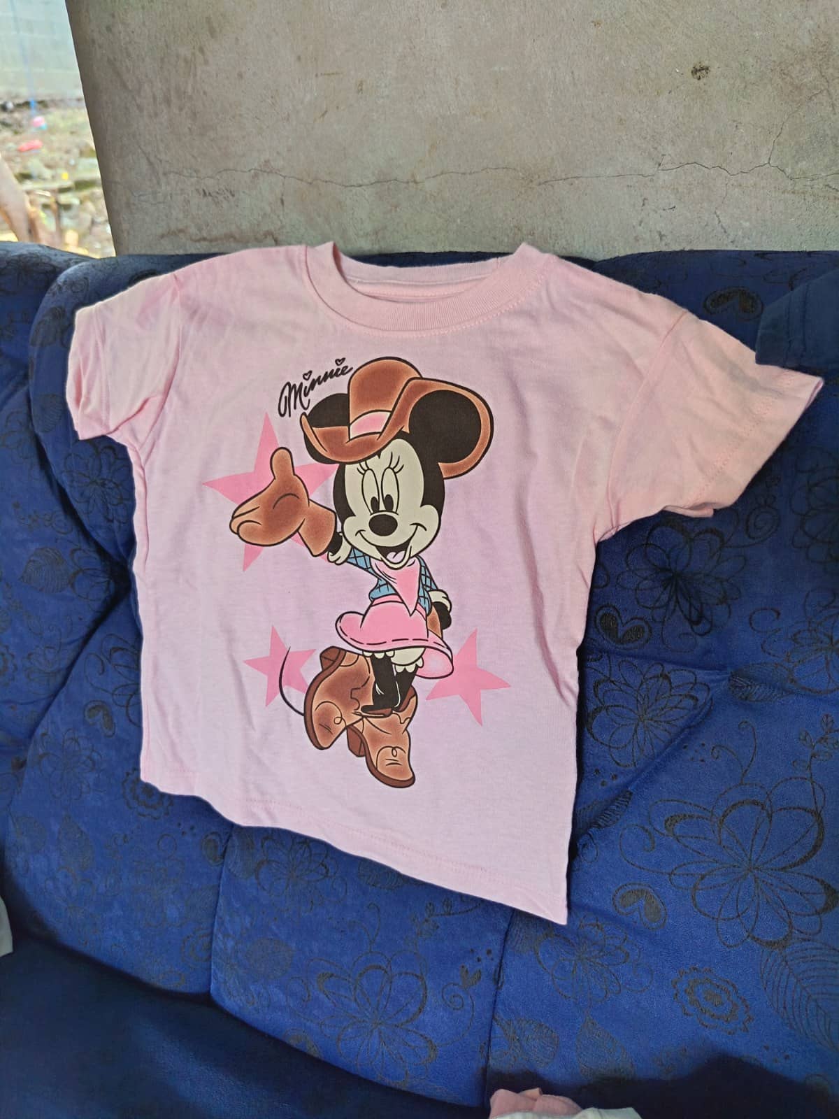 Camiseta Minnie Mouse rosada