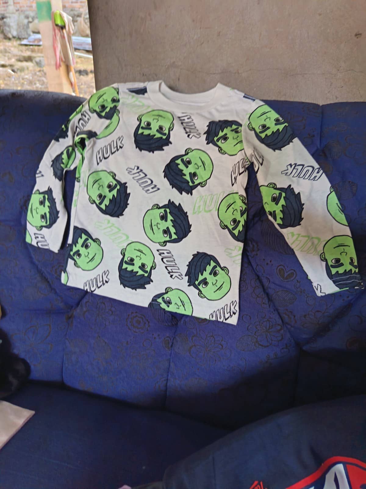 Camisa Hulk manga larga