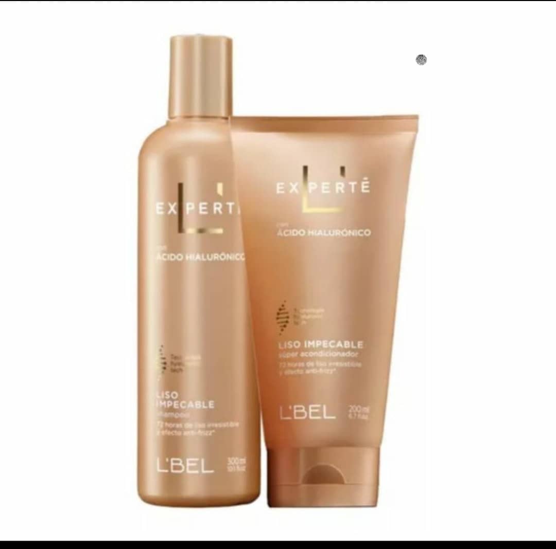 L'BEL Experté Liso Impecable Shampoo + L'BEL Experté Liso Impecable Acondicionador