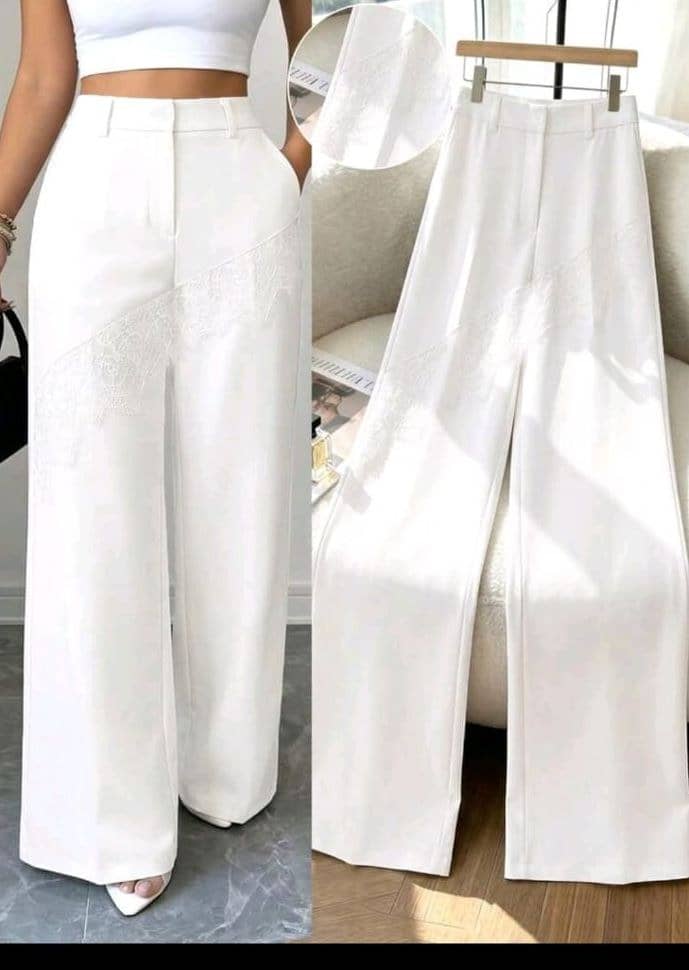 Pantalón Blanco Palazzo