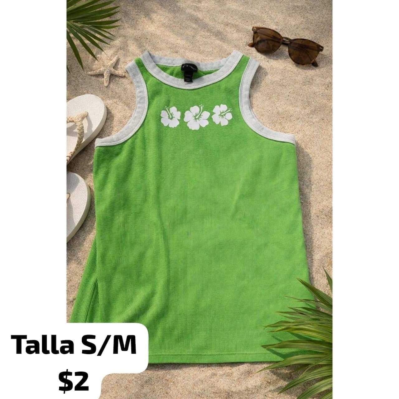 Blusa Verde con Flores