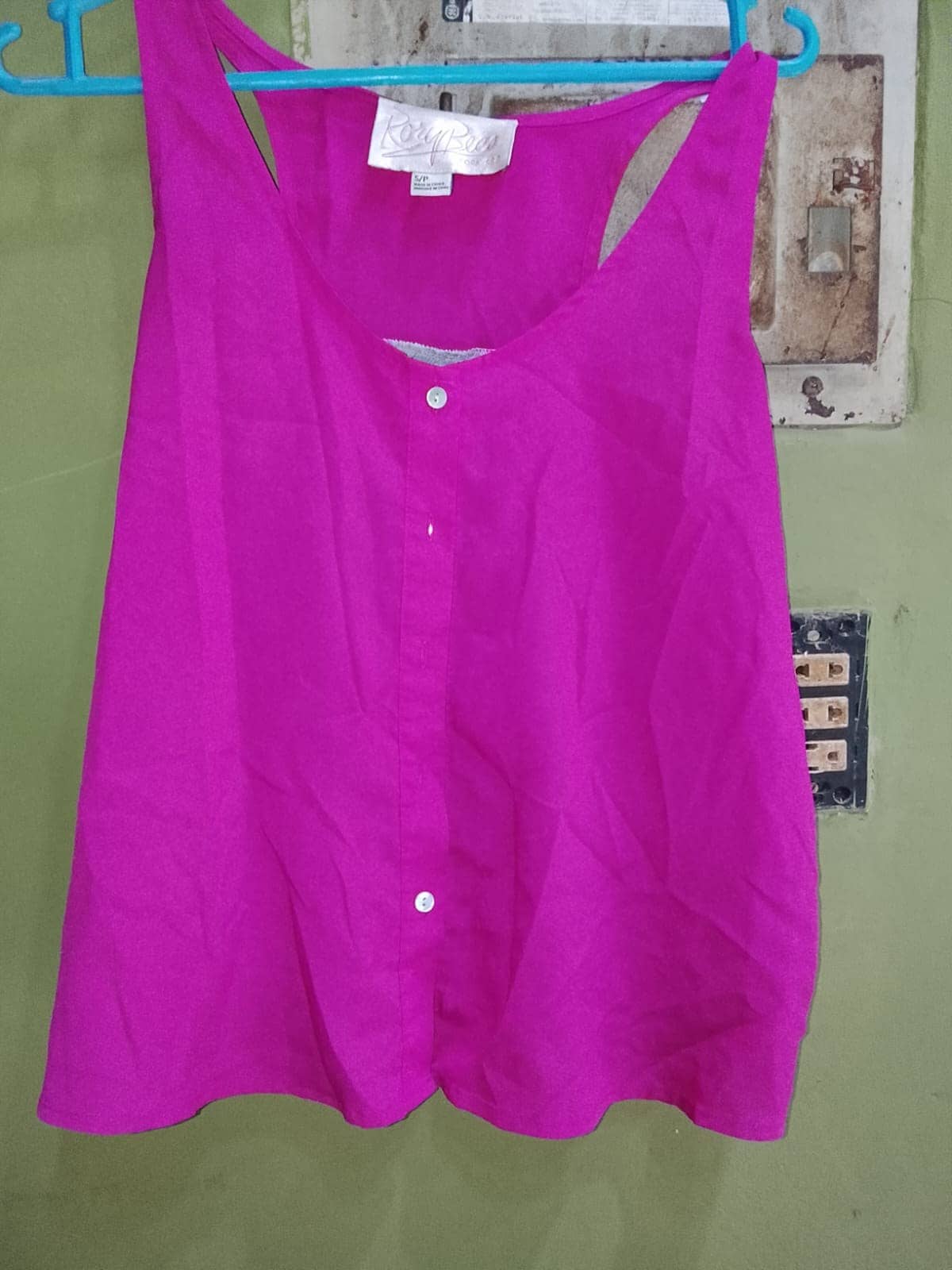 Blusa sin mangas fucsia