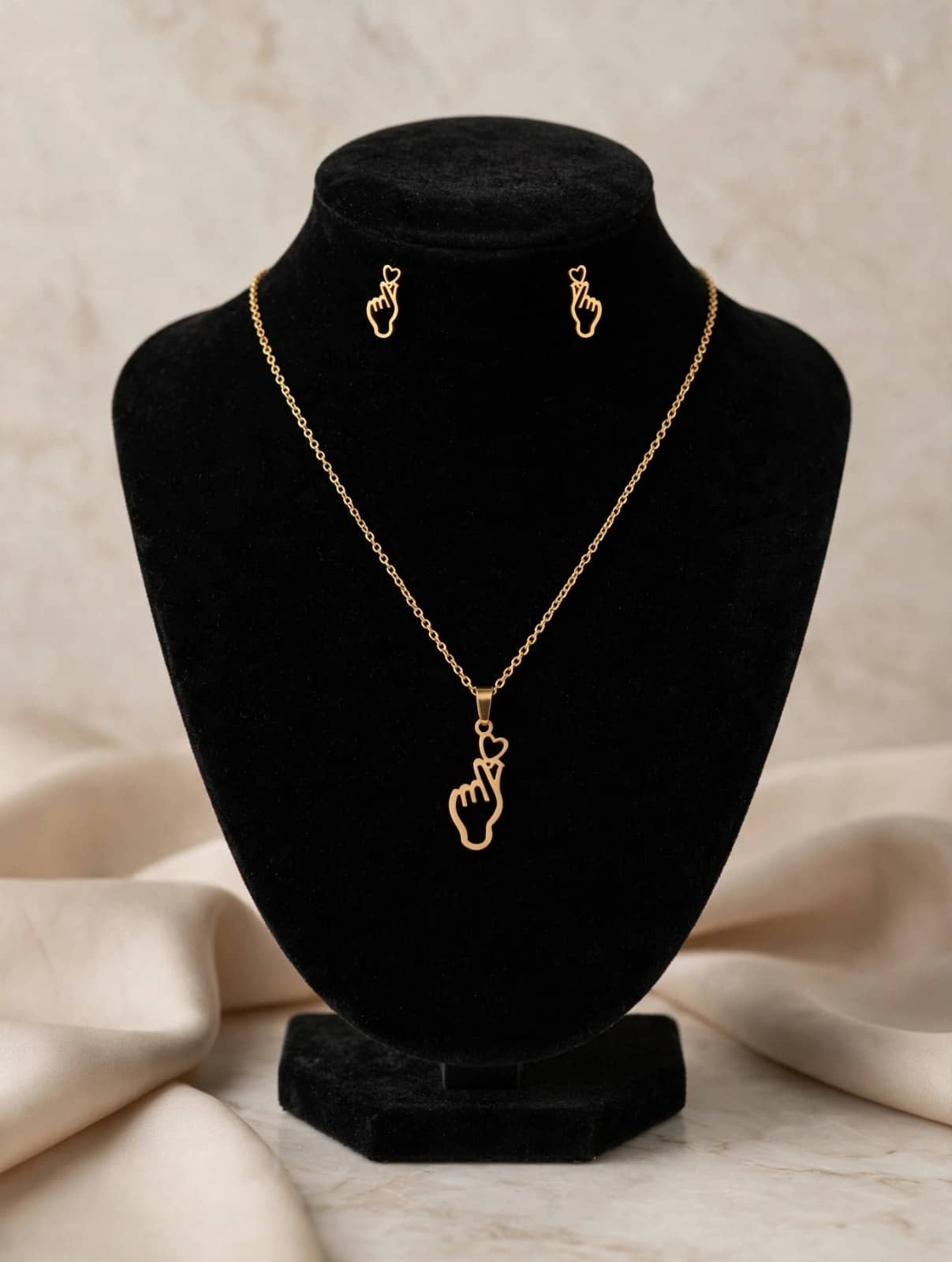 Set de Acero dorado