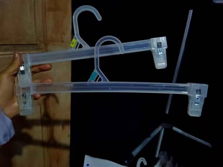 ¡Ganchos transparente con clip 5 X$1!