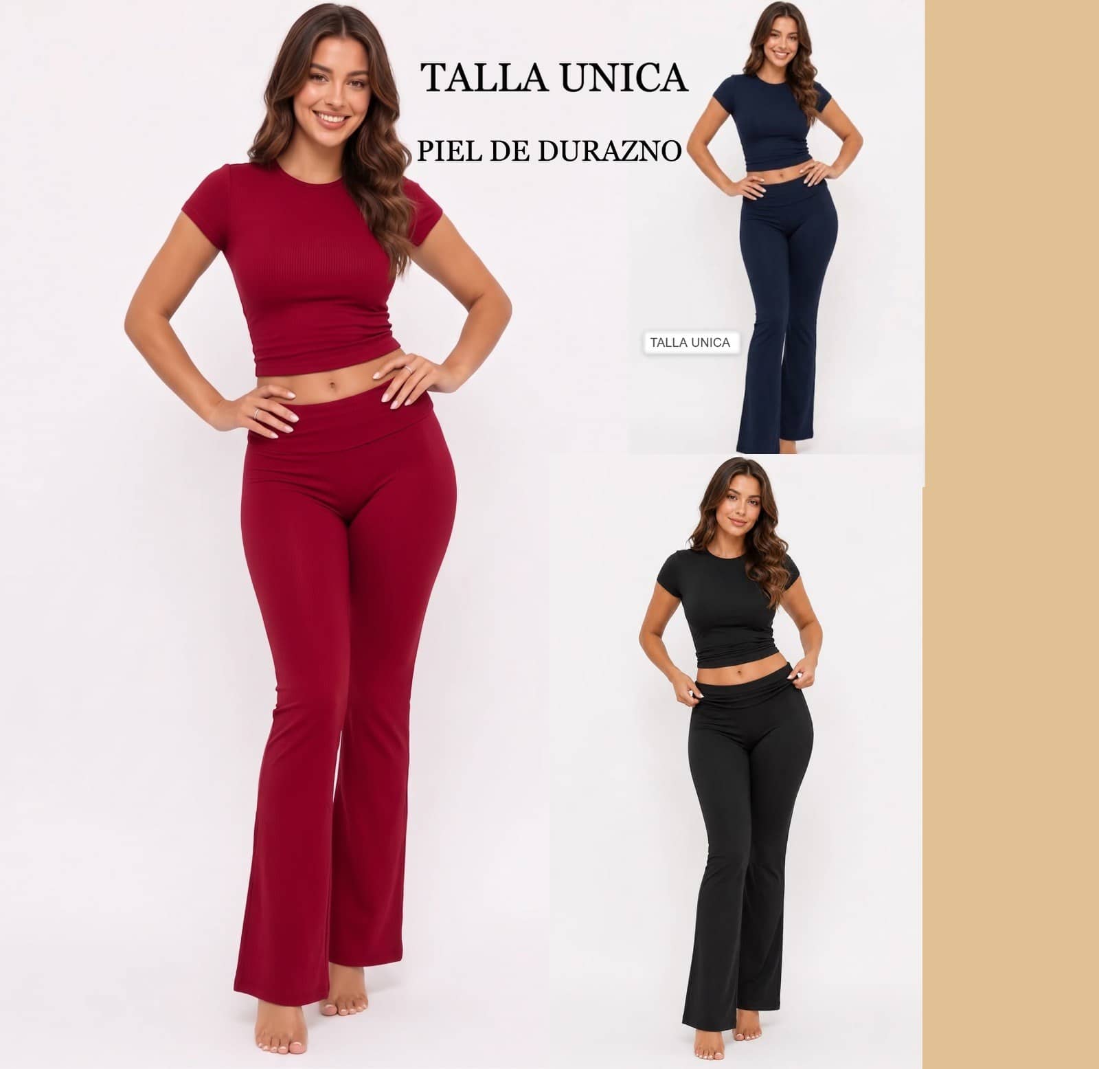 Conjunto Crop Top y Pantalón