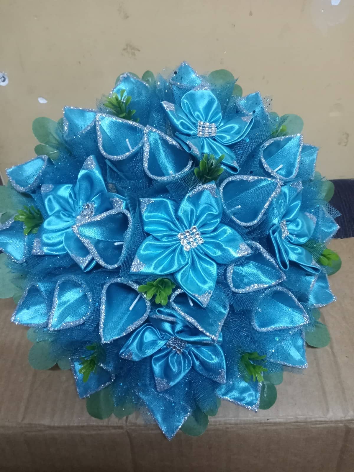 Ramo de flores azules