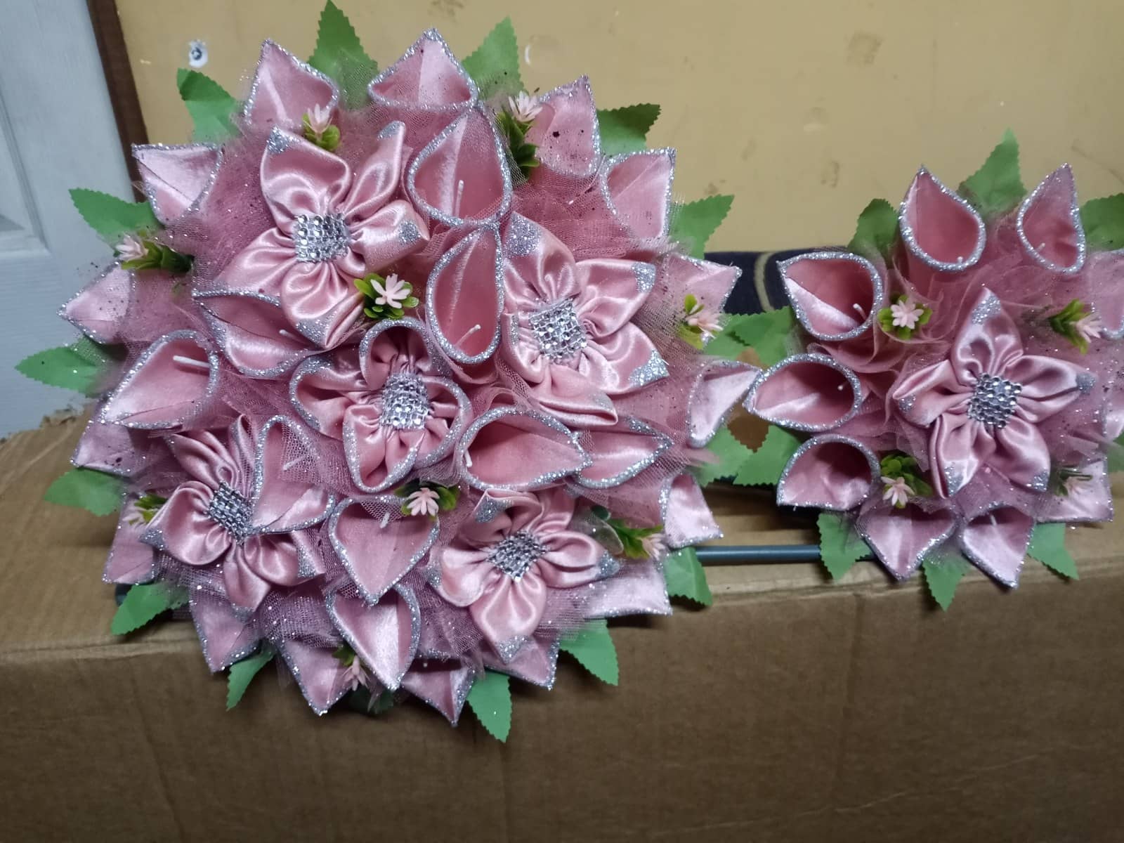 Ramo de flores rosadas