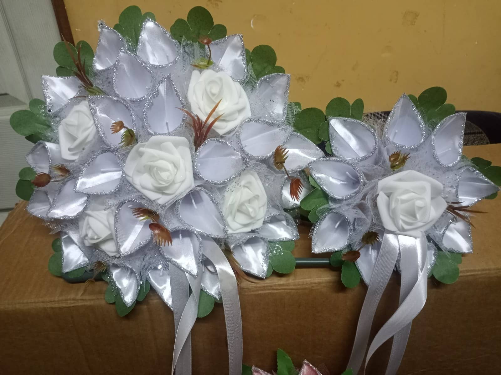 Arreglo floral blanco