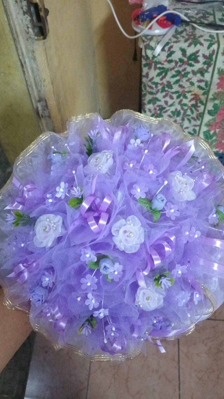 Ramo de tul morado