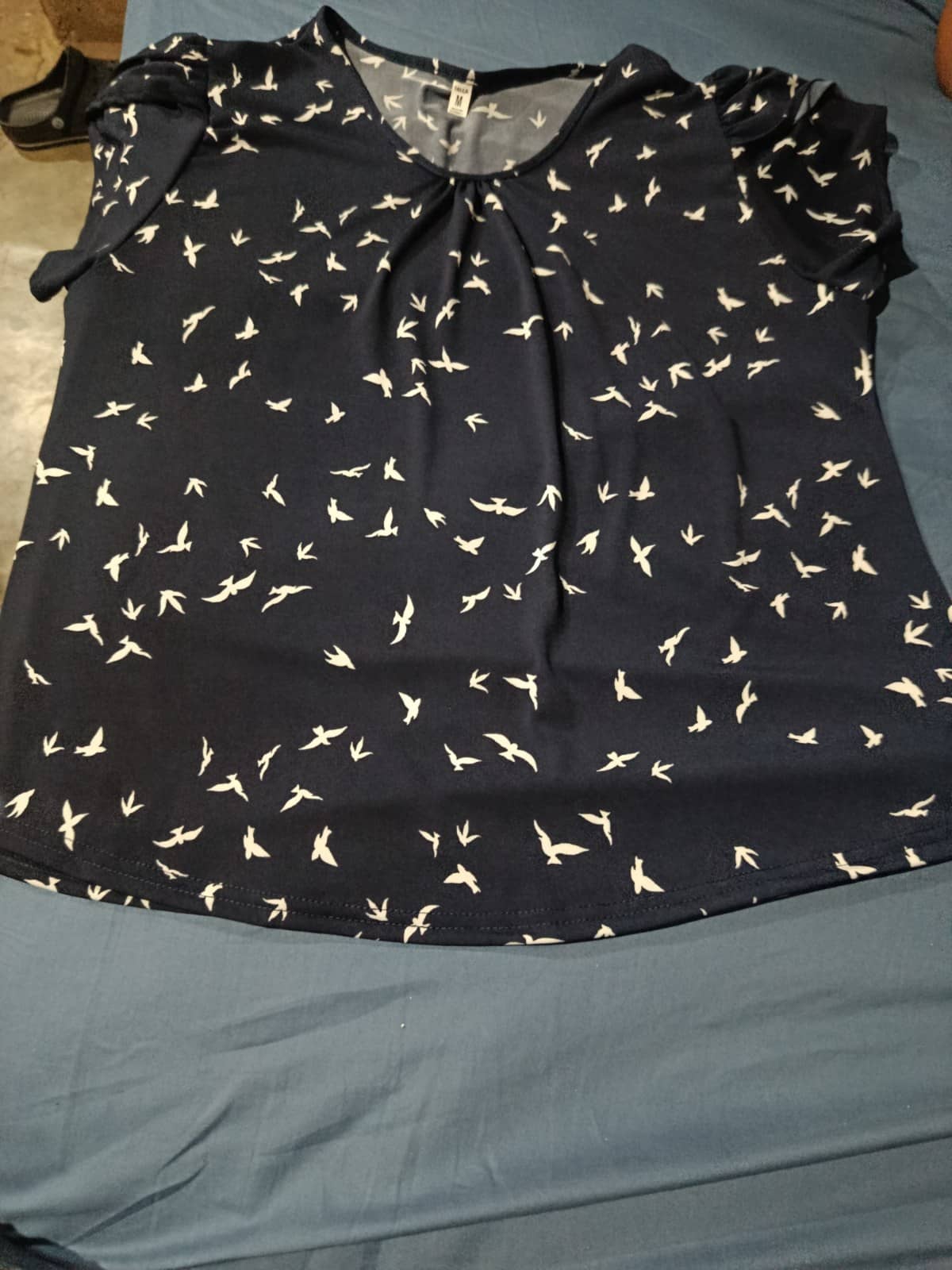 Blusa floral manga corta