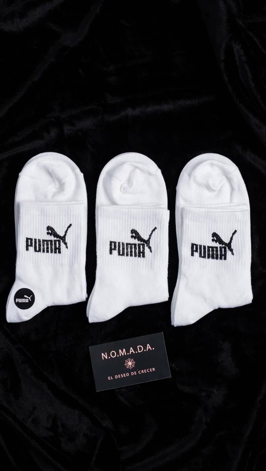 Calcetines Puma blancos