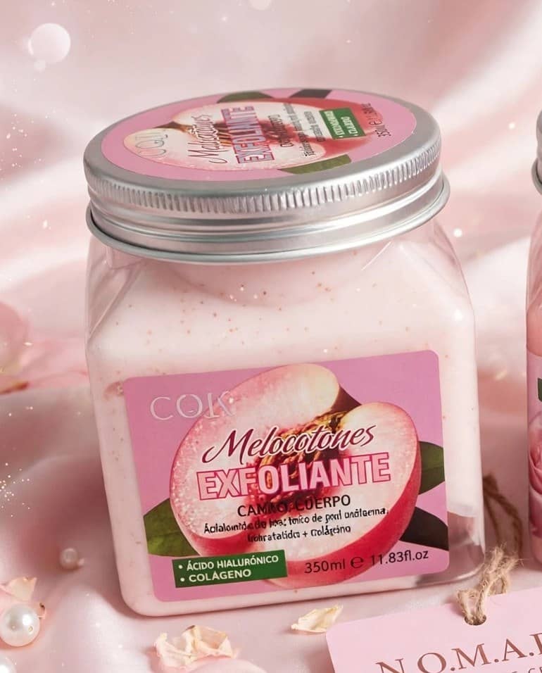 Exfoliante de durazno