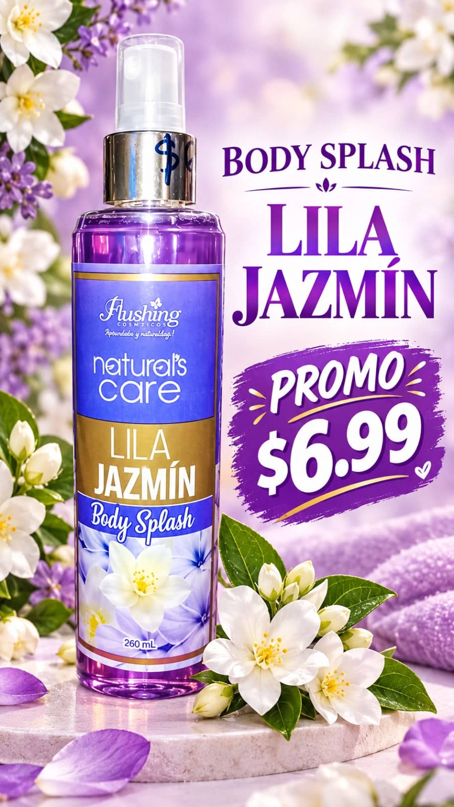 Body Splash Lila Jazmín