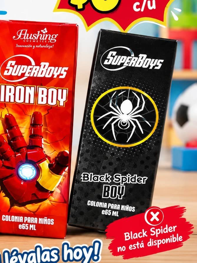 Colonia SuperBoys Black Spider Boy