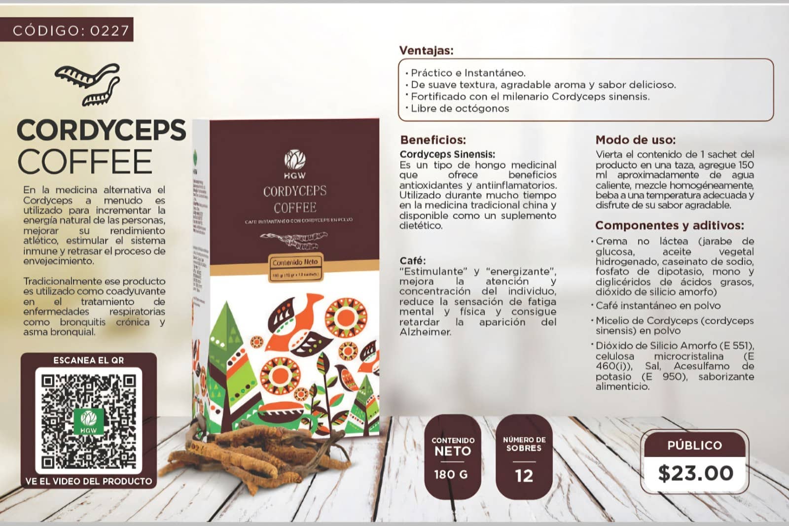 CAFÉ CON CORDYCEPS