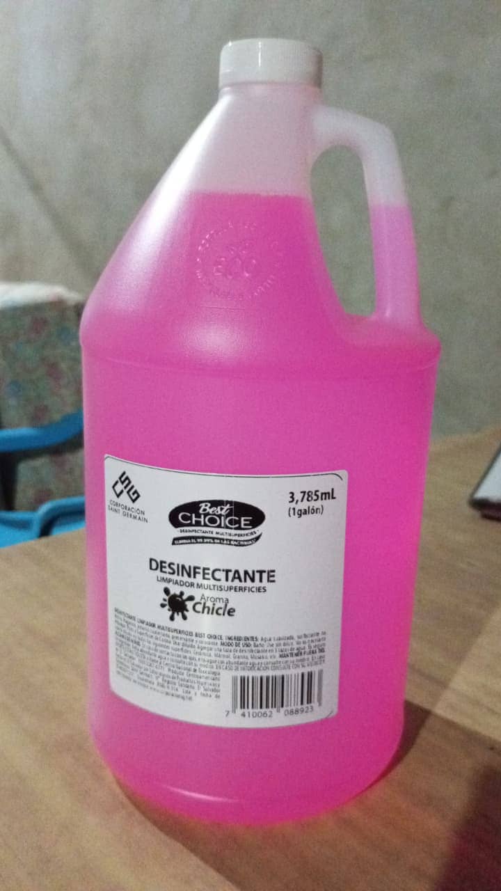 Desinfectante Best Choice aroma chicle, galón