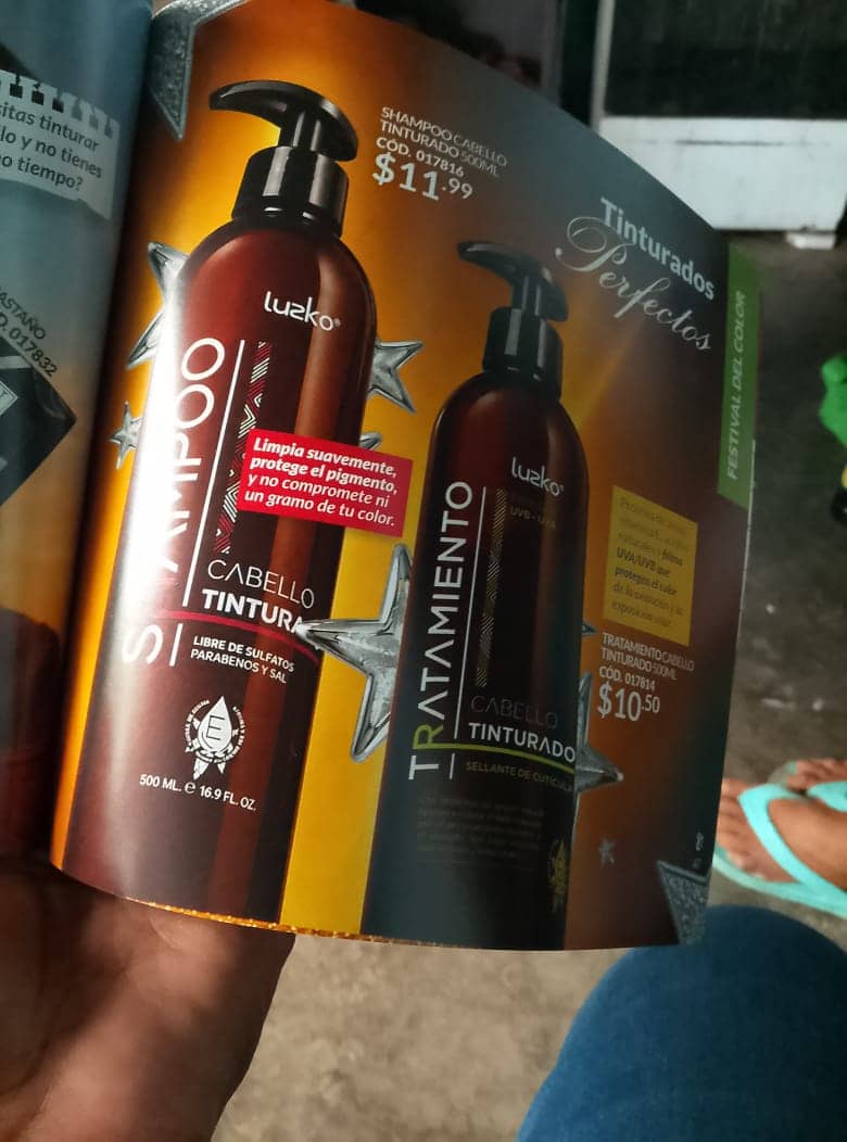 Shampoo Luzko para cabello tinturado 500 ml