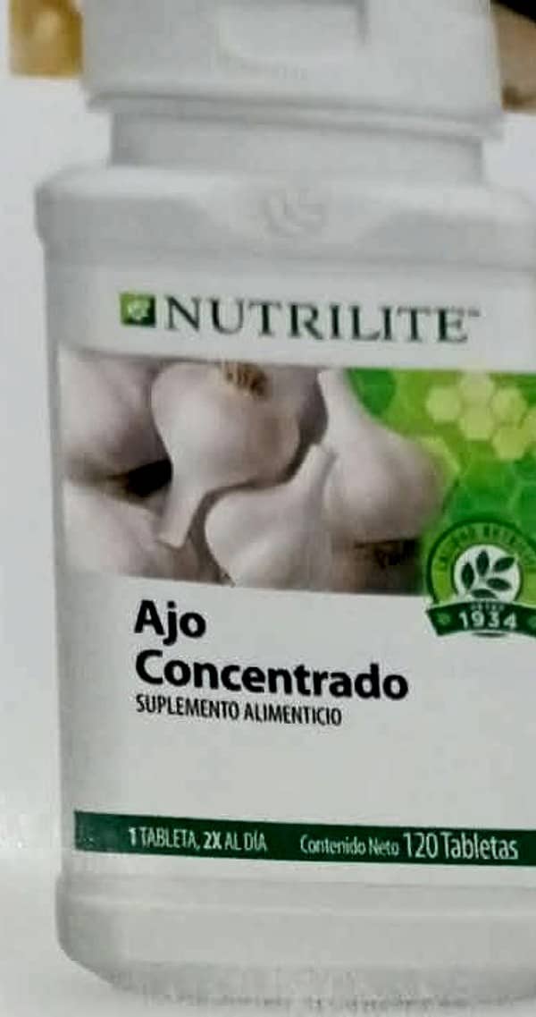 Ajo Concentrado Nutrilite (Garlic), 120 tabletas