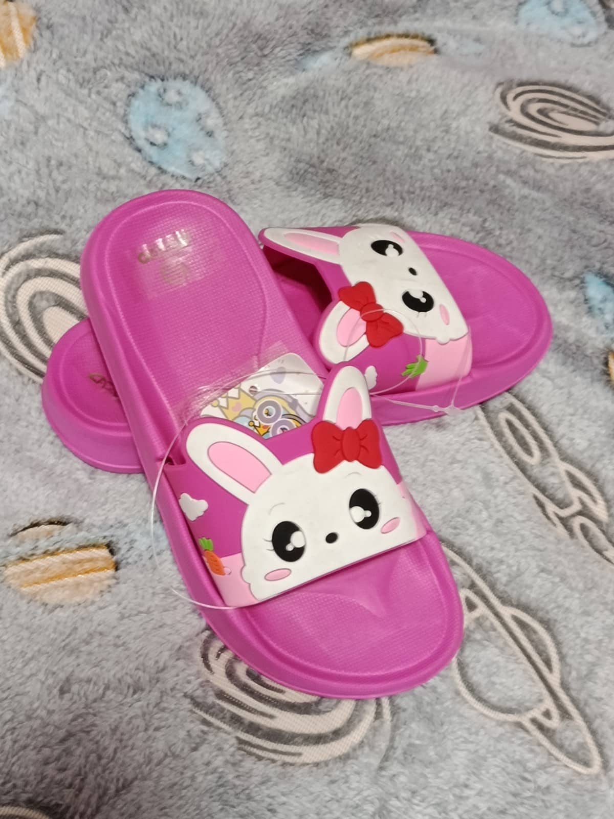 Sandalias de Conejo Rosadas
