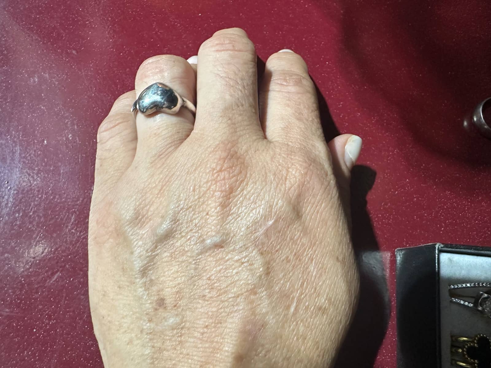 Anillo de plata con piedra