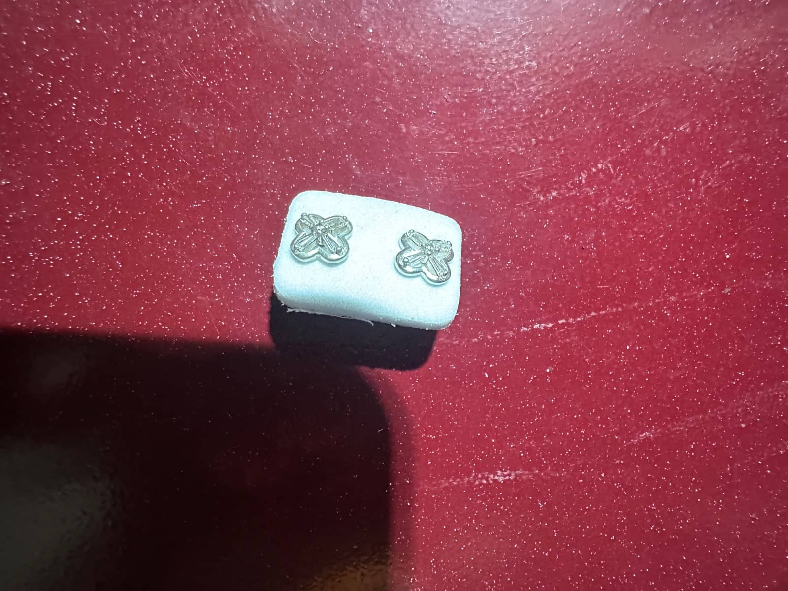 Aretes de Plata Cruz